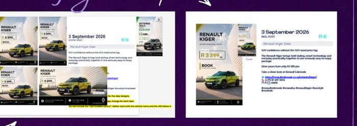 Content writing and campaign briefing